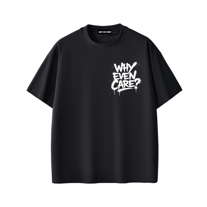 Short Sleeve Spray Black/White